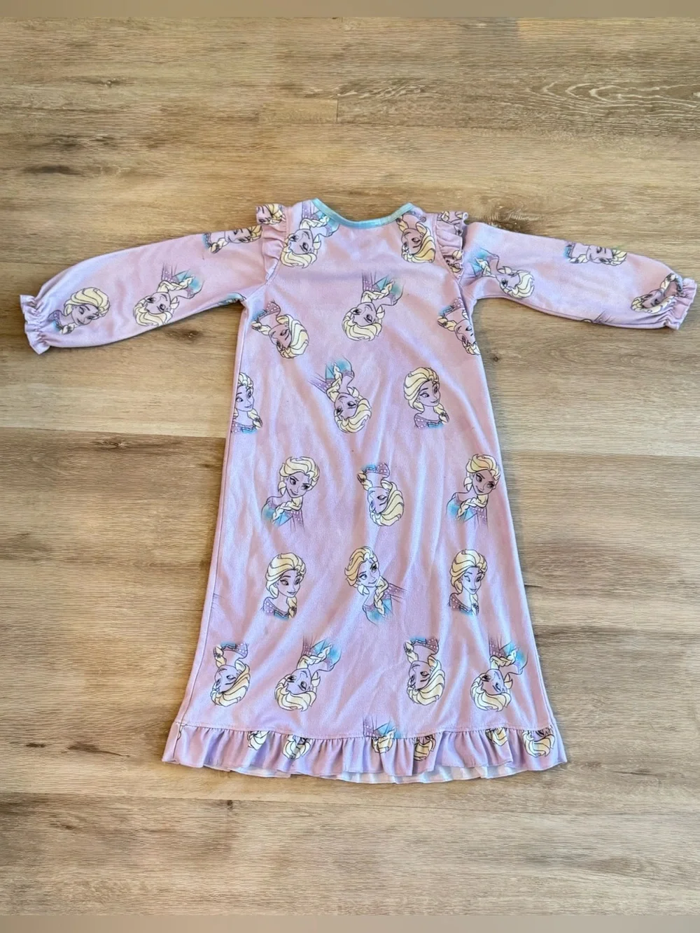 Frozen-themed Elsa Disney flannel nightgown- Size 5T